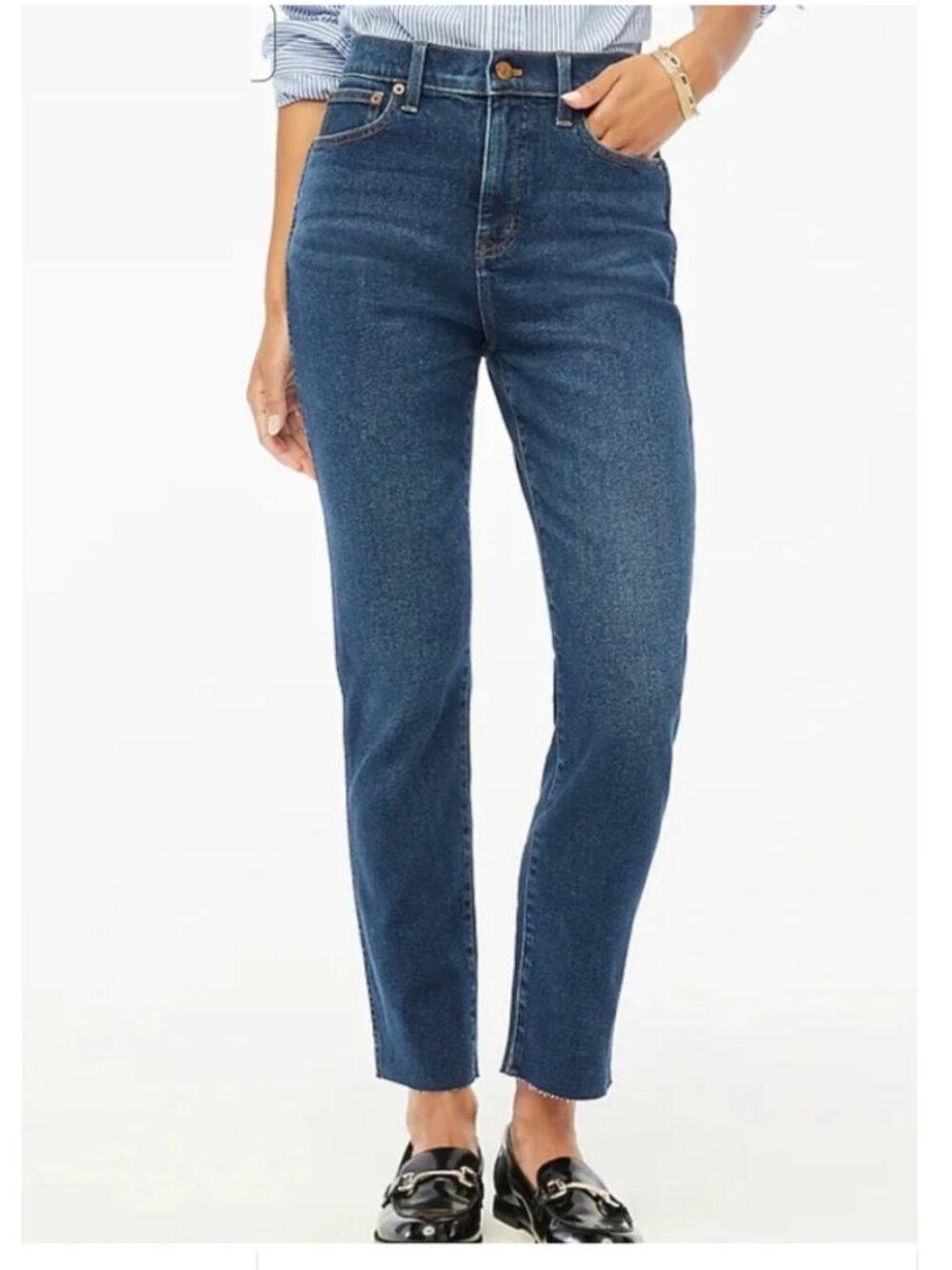 J. Crew Denim Women's 9" Vintage Straight Jeans 29W Medium Wash Preppy Casual